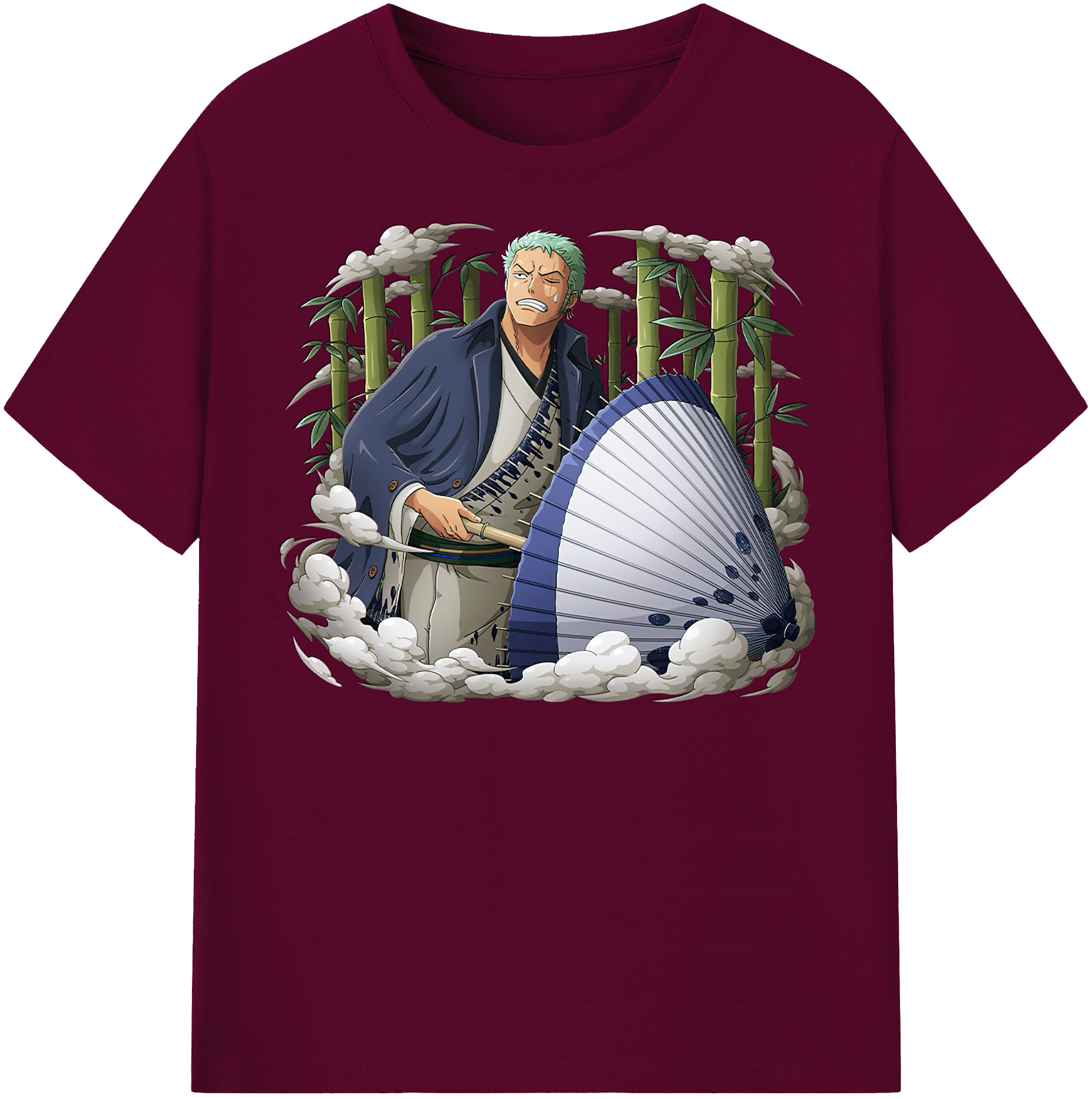 ワンピース ロロノア・ゾロ ONE PIECE Roronoa Zoro レディースカジュアルプリントTシャツ（綿100％）